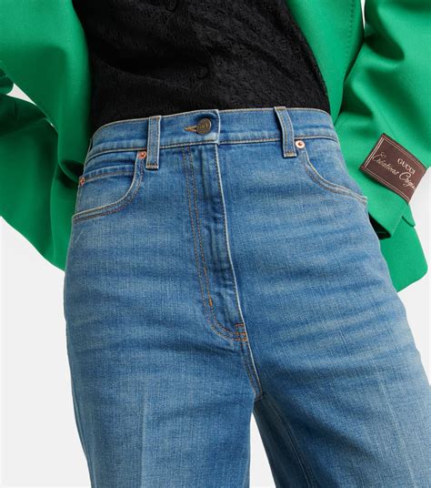 gucci side jeans|gucci female jeans.